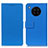 Funda de Cuero Cartera con Soporte Carcasa M08L para Huawei Nova 8i Azul