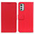 Funda de Cuero Cartera con Soporte Carcasa M08L para Motorola Moto E32 Rojo