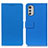 Funda de Cuero Cartera con Soporte Carcasa M08L para Motorola Moto E32s Azul