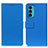 Funda de Cuero Cartera con Soporte Carcasa M08L para Motorola Moto Edge 20 5G Azul