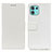 Funda de Cuero Cartera con Soporte Carcasa M08L para Motorola Moto Edge 20 Lite 5G Blanco