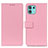 Funda de Cuero Cartera con Soporte Carcasa M08L para Motorola Moto Edge 20 Lite 5G Rosa