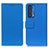 Funda de Cuero Cartera con Soporte Carcasa M08L para Motorola Moto Edge (2021) 5G Azul