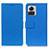 Funda de Cuero Cartera con Soporte Carcasa M08L para Motorola Moto Edge 30 Ultra 5G Azul