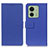 Funda de Cuero Cartera con Soporte Carcasa M08L para Motorola Moto Edge 40 5G Azul