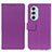 Funda de Cuero Cartera con Soporte Carcasa M08L para Motorola Moto Edge Plus (2022) 5G Morado