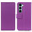 Funda de Cuero Cartera con Soporte Carcasa M08L para Motorola Moto Edge S30 5G Morado