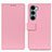 Funda de Cuero Cartera con Soporte Carcasa M08L para Motorola Moto Edge S30 5G Rosa