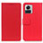 Funda de Cuero Cartera con Soporte Carcasa M08L para Motorola Moto Edge X30 Pro 5G Rojo