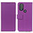 Funda de Cuero Cartera con Soporte Carcasa M08L para Motorola Moto G Play Gen 2 Morado