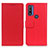 Funda de Cuero Cartera con Soporte Carcasa M08L para Motorola Moto G Pure Rojo