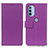 Funda de Cuero Cartera con Soporte Carcasa M08L para Motorola Moto G31 Morado