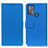 Funda de Cuero Cartera con Soporte Carcasa M08L para Motorola Moto G50 Azul