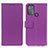 Funda de Cuero Cartera con Soporte Carcasa M08L para Motorola Moto G50 Morado