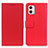 Funda de Cuero Cartera con Soporte Carcasa M08L para Motorola Moto G73 5G Rojo