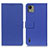 Funda de Cuero Cartera con Soporte Carcasa M08L para Nokia C110 Azul