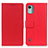 Funda de Cuero Cartera con Soporte Carcasa M08L para Nokia C12 Plus Rojo