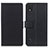 Funda de Cuero Cartera con Soporte Carcasa M08L para Nokia C2 2nd Edition Negro