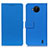 Funda de Cuero Cartera con Soporte Carcasa M08L para Nokia C20 Plus Azul