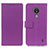 Funda de Cuero Cartera con Soporte Carcasa M08L para Nokia C21 Morado