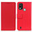 Funda de Cuero Cartera con Soporte Carcasa M08L para Nokia C21 Plus Rojo