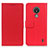 Funda de Cuero Cartera con Soporte Carcasa M08L para Nokia C21 Rojo