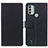 Funda de Cuero Cartera con Soporte Carcasa M08L para Nokia C31 Negro