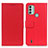 Funda de Cuero Cartera con Soporte Carcasa M08L para Nokia C31 Rojo