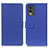 Funda de Cuero Cartera con Soporte Carcasa M08L para Nokia C32 Azul