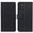 Funda de Cuero Cartera con Soporte Carcasa M08L para Nokia G100 Negro