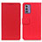 Funda de Cuero Cartera con Soporte Carcasa M08L para Nokia G42 5G Rojo