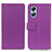 Funda de Cuero Cartera con Soporte Carcasa M08L para Oppo A17 Morado