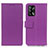 Funda de Cuero Cartera con Soporte Carcasa M08L para Oppo A74 4G Morado