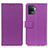 Funda de Cuero Cartera con Soporte Carcasa M08L para Oppo A94 4G Morado