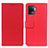 Funda de Cuero Cartera con Soporte Carcasa M08L para Oppo A94 4G Rojo