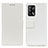 Funda de Cuero Cartera con Soporte Carcasa M08L para Oppo F19s Blanco