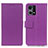 Funda de Cuero Cartera con Soporte Carcasa M08L para Oppo F21 Pro 4G Morado