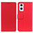 Funda de Cuero Cartera con Soporte Carcasa M08L para Oppo F21s Pro 5G Rojo