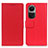 Funda de Cuero Cartera con Soporte Carcasa M08L para Oppo Reno10 5G Rojo