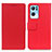 Funda de Cuero Cartera con Soporte Carcasa M08L para Oppo Reno7 Pro 5G Rojo