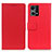 Funda de Cuero Cartera con Soporte Carcasa M08L para Oppo Reno8 4G Rojo