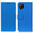 Funda de Cuero Cartera con Soporte Carcasa M08L para Samsung Galaxy A22 4G Azul