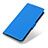 Funda de Cuero Cartera con Soporte Carcasa M08L para Samsung Galaxy A72 4G Azul
