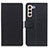 Funda de Cuero Cartera con Soporte Carcasa M08L para Samsung Galaxy S21 5G Negro