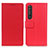 Funda de Cuero Cartera con Soporte Carcasa M08L para Sony Xperia 1 III Rojo