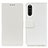 Funda de Cuero Cartera con Soporte Carcasa M08L para Sony Xperia 10 III Lite Blanco