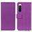 Funda de Cuero Cartera con Soporte Carcasa M08L para Sony Xperia 10 IV Morado