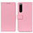 Funda de Cuero Cartera con Soporte Carcasa M08L para Sony Xperia 5 III SO-53B Rosa