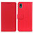 Funda de Cuero Cartera con Soporte Carcasa M08L para Sony Xperia Ace III Rojo