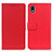 Funda de Cuero Cartera con Soporte Carcasa M08L para Sony Xperia Ace III SOG08 Rojo